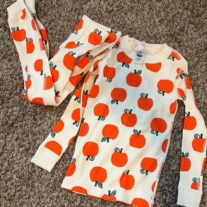 NWT Hanna Andersson jack-o-lantern halloween print 2-piece pajama set size US 4